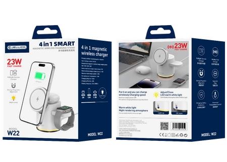 JELLICO wireless charger 3in1 W22 15W White