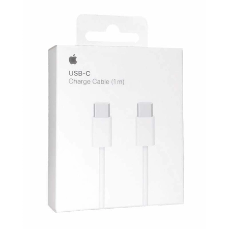 Original cable Apple MW493ZM/A (MQKJ3ZM/A EOL) USB-C - USB-C 1M White (blister EU)